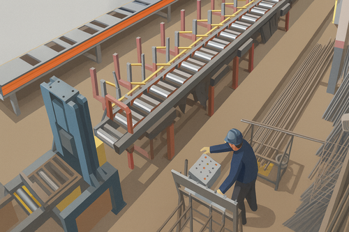 Cisaillement des barres d’armature avec l’IA pour Armatures Bois-Francs